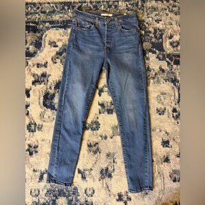 Levi's Blue Wedgie Skinny Jeans
